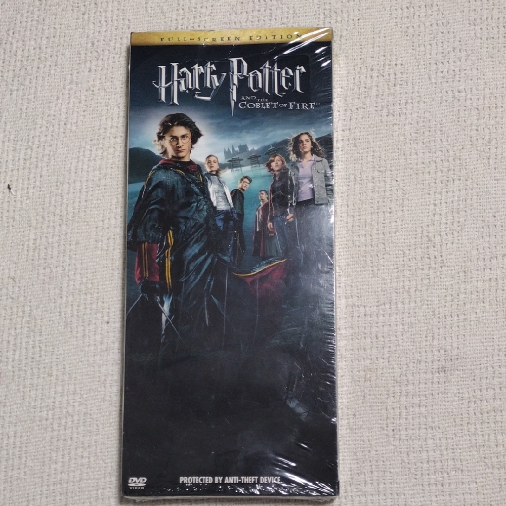 NEW ORIGINAL Harry Potter And The Goblet Of Fire DVD Long Box SEALED in PLASTIC.